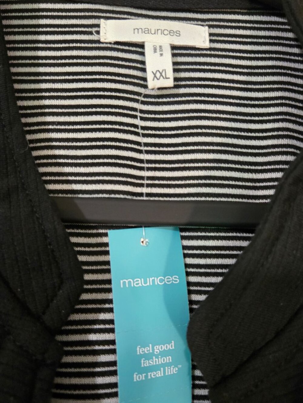 Maurices Plus Size XXL Black Military Style Blazer open-front Lightweight Casual - Picture 5 of 11